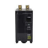Interruptor Termomagnético Schneider Electric Square D QOB 2 Polos 15A 10kA 120/240V Atornillable QOB215