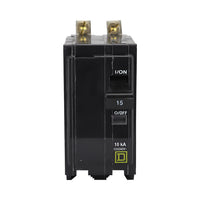 Interruptor Termomagnético Schneider Electric Square D QOB 2 Polos 15A 10kA 120/240V Atornillable QOB215