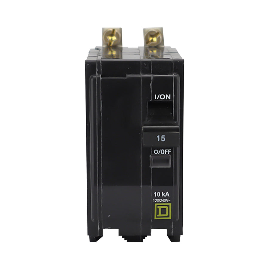 Interruptor Termomagnético Schneider Electric Square D QOB 2 Polos 15A 10kA 120/240V Atornillable QOB215