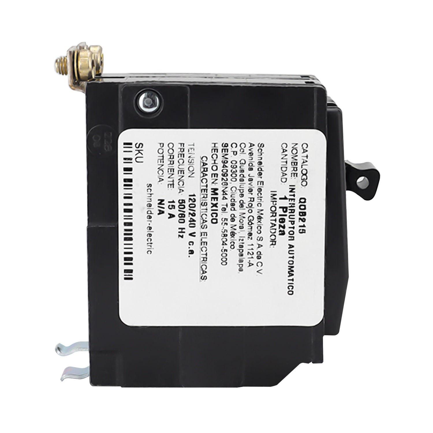 Interruptor QOB 15A 2P 10kA QOB215 | PEFSA