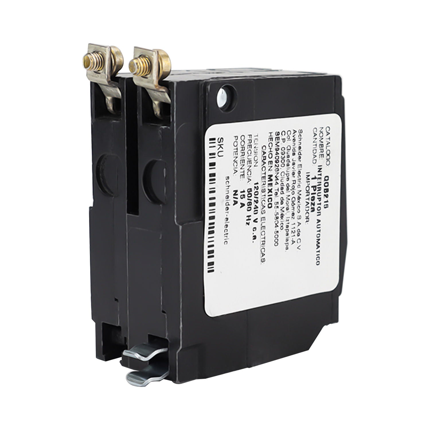 Interruptor QOB 15A 2P 10kA QOB215 | PEFSA