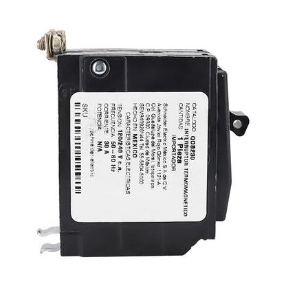 Interruptor Termomagnético Schneider Electric Square D QOB 2 Polos 30A 10kA 120/240V Atornillable QOB230 - imagen 4