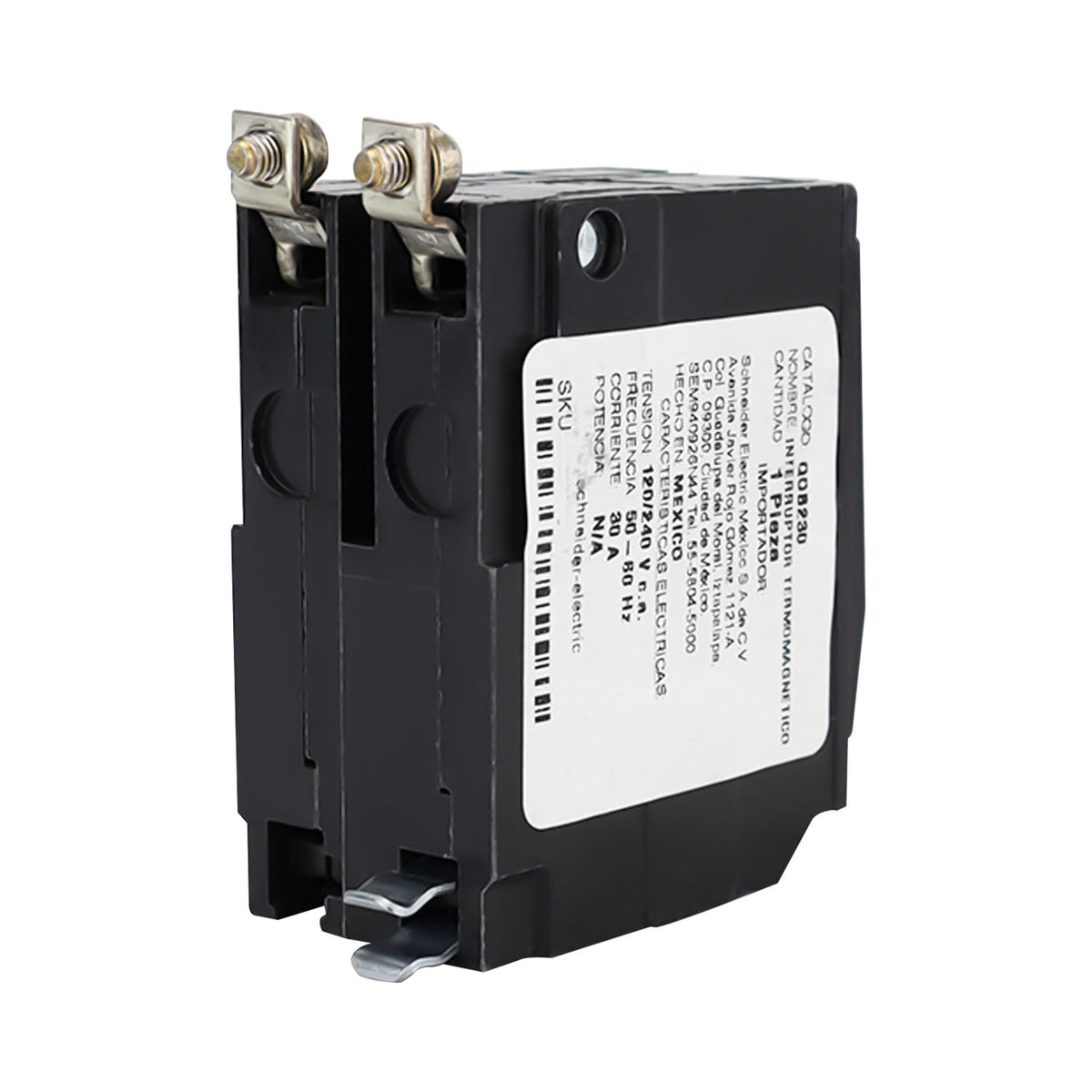 Interruptor Termomagnético Schneider Electric Square D QOB 2 Polos 30A 10kA 120/240V Atornillable QOB230 - imagen 5