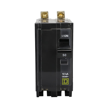 Interruptor Termomagnético Schneider Electric Square D QOB 2 Polos 50A 10kA 120/240V Atornillable QOB250