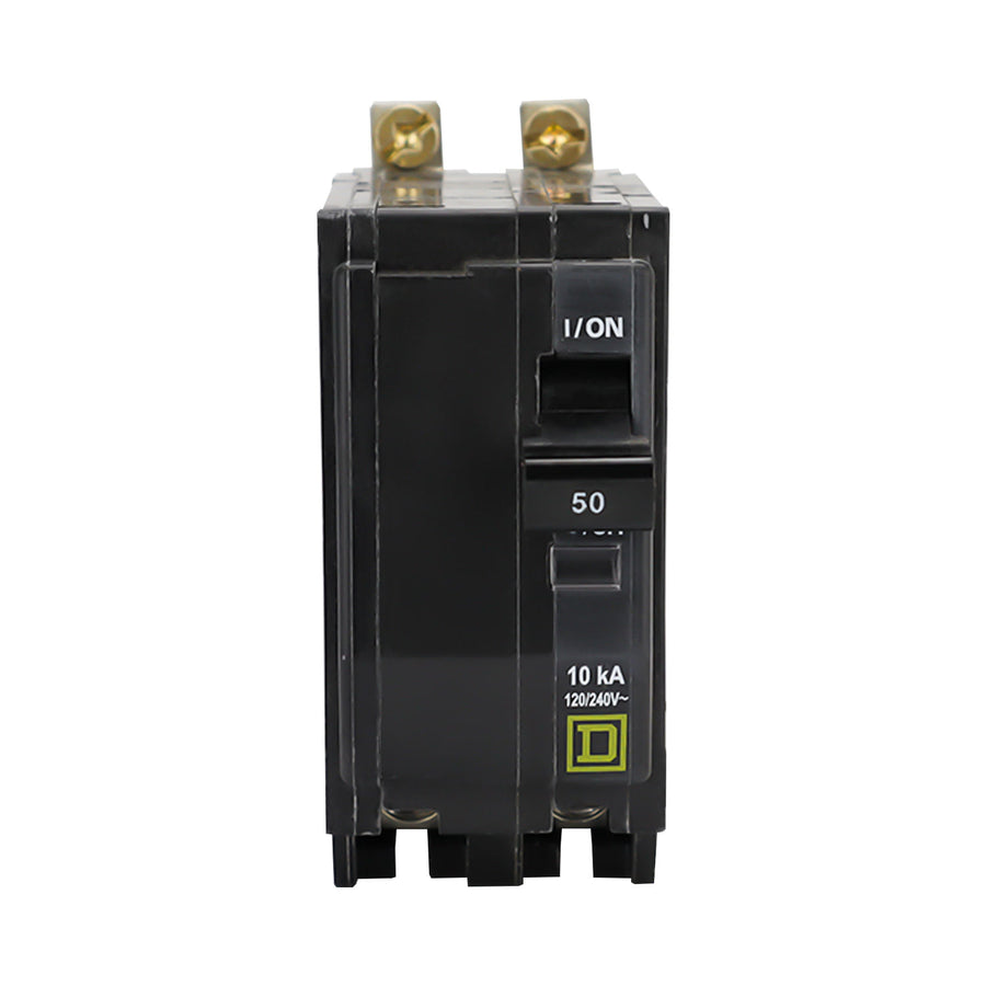 Interruptor Termomagnético Schneider Electric Square D QOB 2 Polos 50A 10kA 120/240V Atornillable QOB250