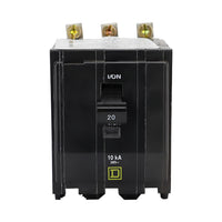 Interruptor Termomagnético Schneider Electric Square D QOB 3 Polos 20A 10kA 120/240V Atornillable QOB320