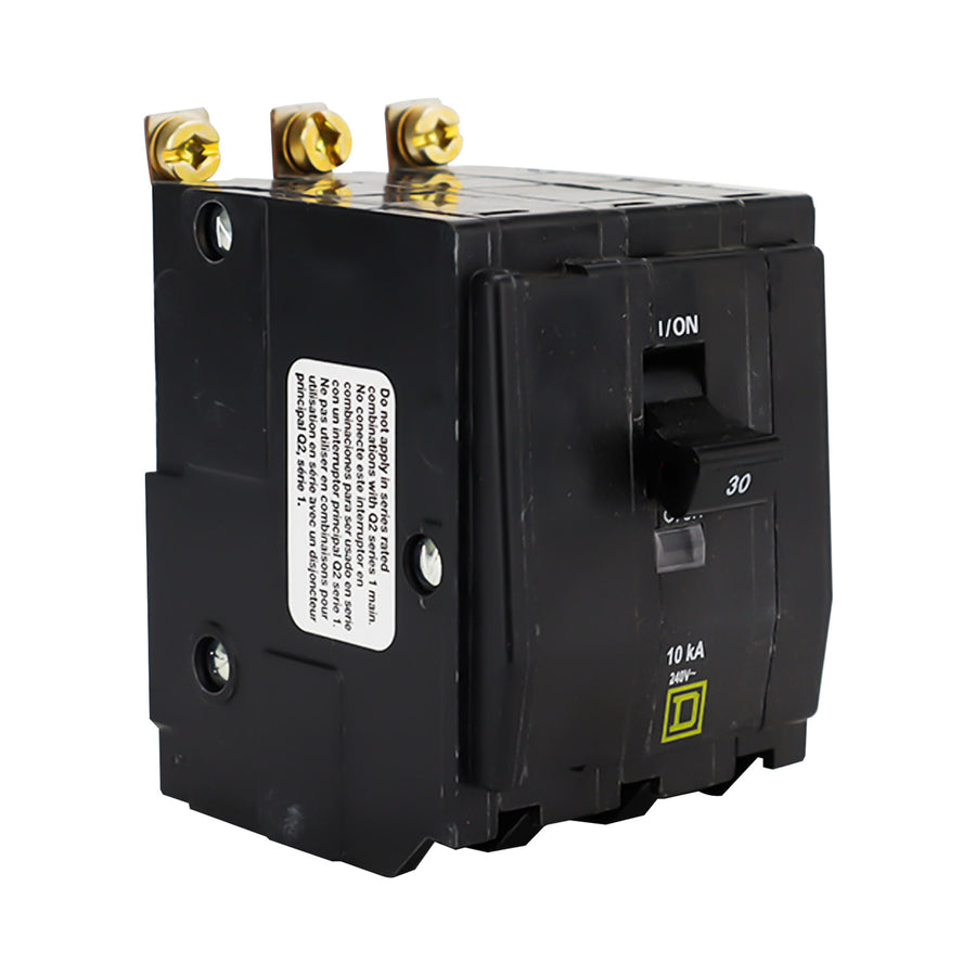 Interruptor Termomagnético Square D QOB 3 Polos 30A Atornillable 10kA 120/240V QOB330 - imagen 3