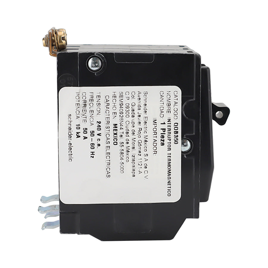 Interruptor Termomagnético Square D QOB 3 Polos 50A Atornillable 10kA 120/240V QOB350 - imagen 4