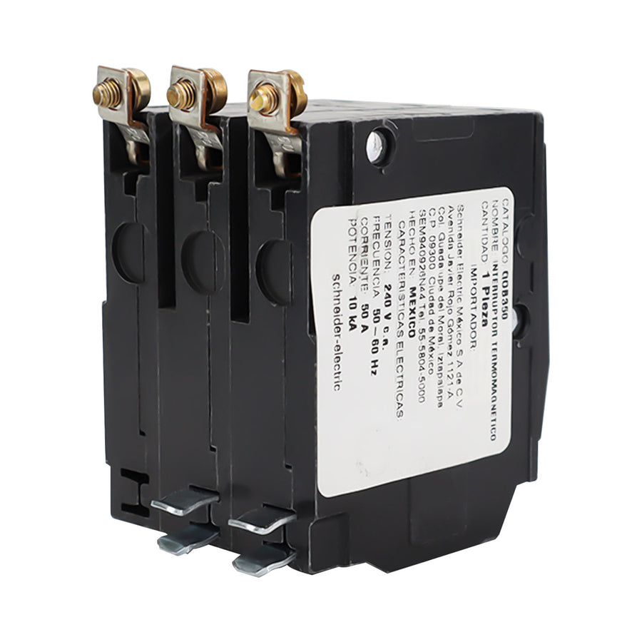 Interruptor Termomagnético Square D QOB 3 Polos 50A Atornillable 10kA 120/240V QOB350 - imagen 5