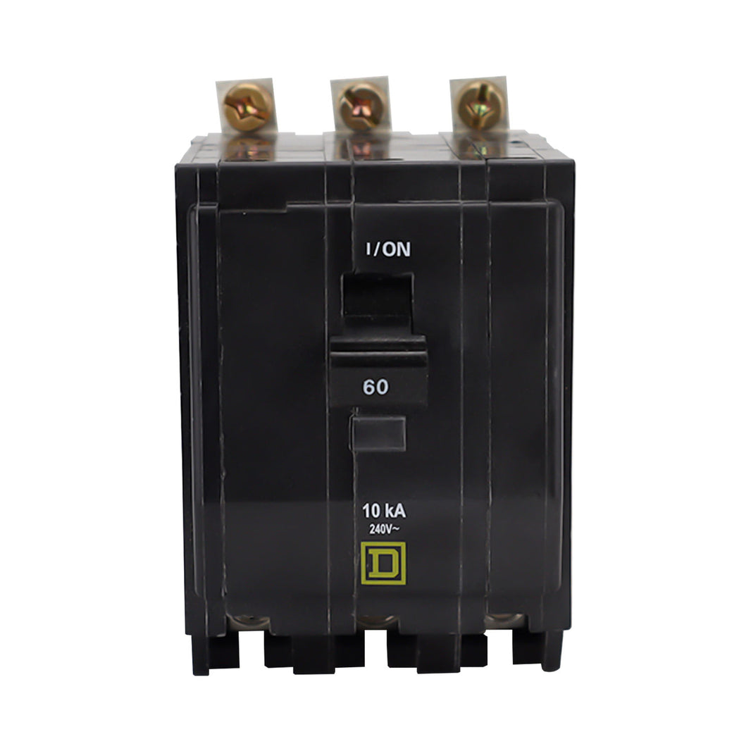 Interruptor Termomagnético Square D QOB 60A 3 Polos 120/240V Atornillable