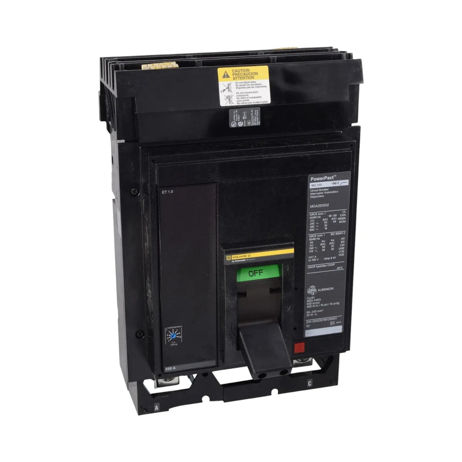 Interruptor de caja moldeada Schneider M 35KA 3P 600V 400A ET 1.0