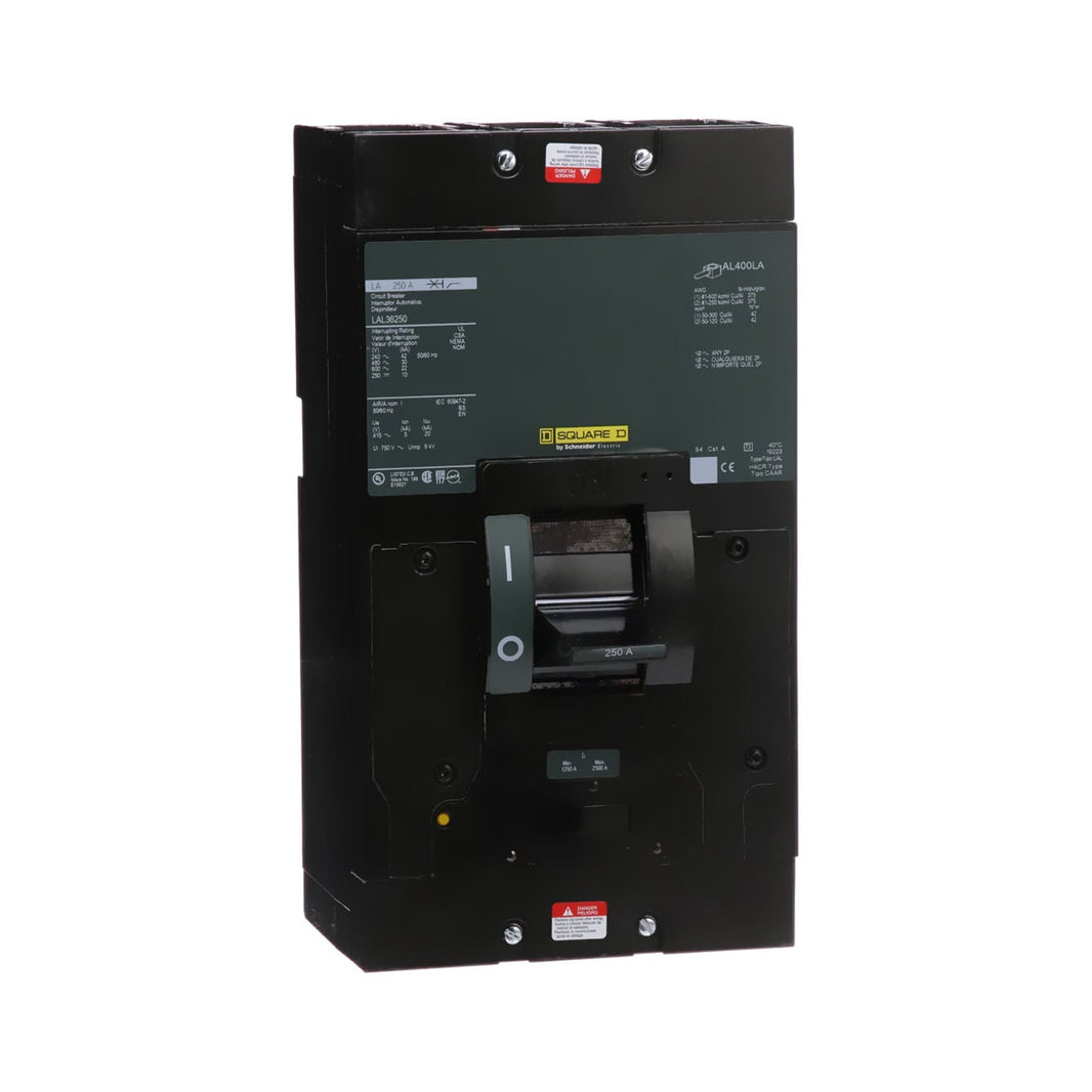 Interruptor de Caja Moldeada Schneider Electric Square D LAL36250, 3 Polos, 250A, 600V, 22kA