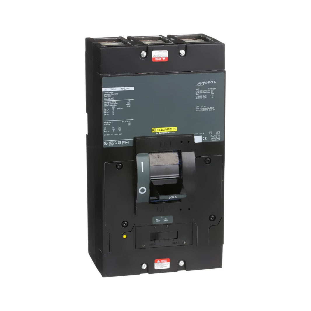 Interruptor de Caja Moldeada Schneider Electric Square D LAL36300, 3 Polos, 300A, 600V, 22kA