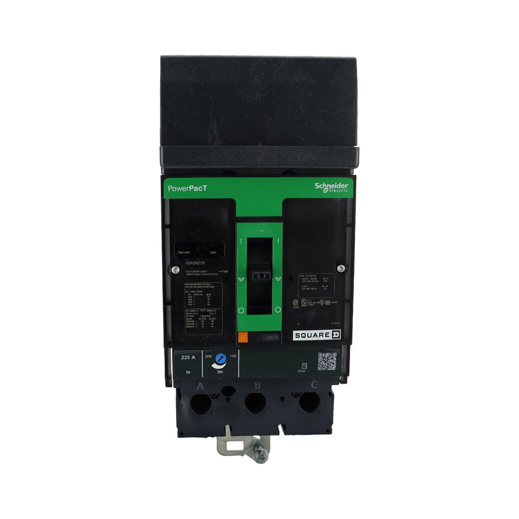 Interruptor de Caja Moldeada Schneider Electric PowerPacT JDA36225, 3 Polos, 225A, 600V, 14kA