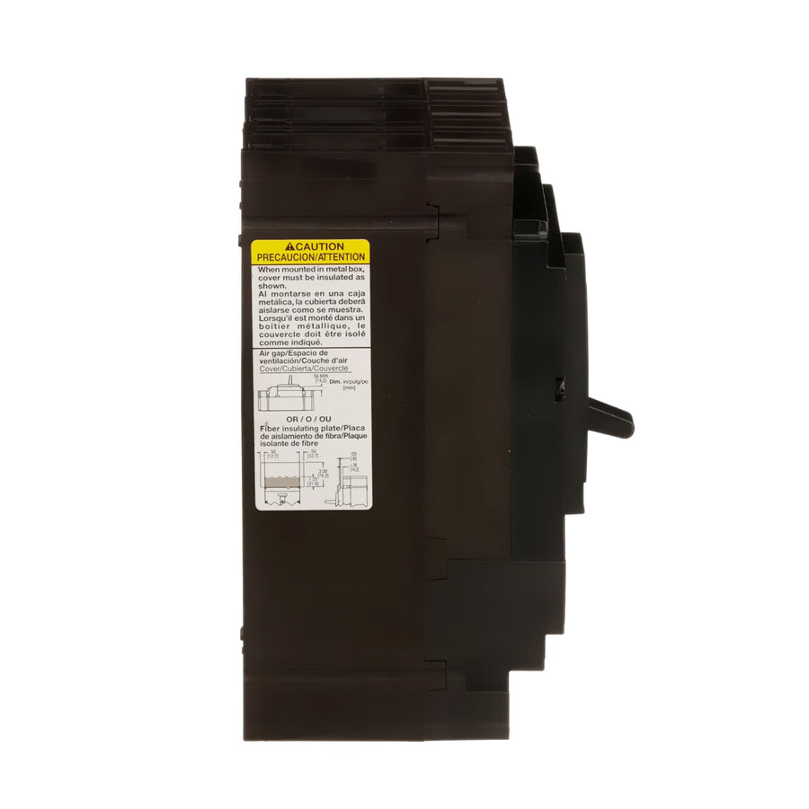 Interruptor de Caja Moldeada Schneider Electric, Marco H, 3 Polos, 125A, 600V, 35kA - imagen 2