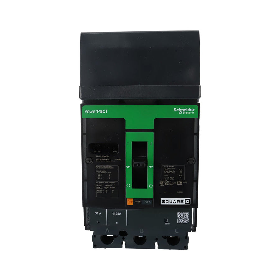 Interruptor de Caja Moldeada Schneider Electric, Marco H, 3 Polos, 60A, 600V, 35kA