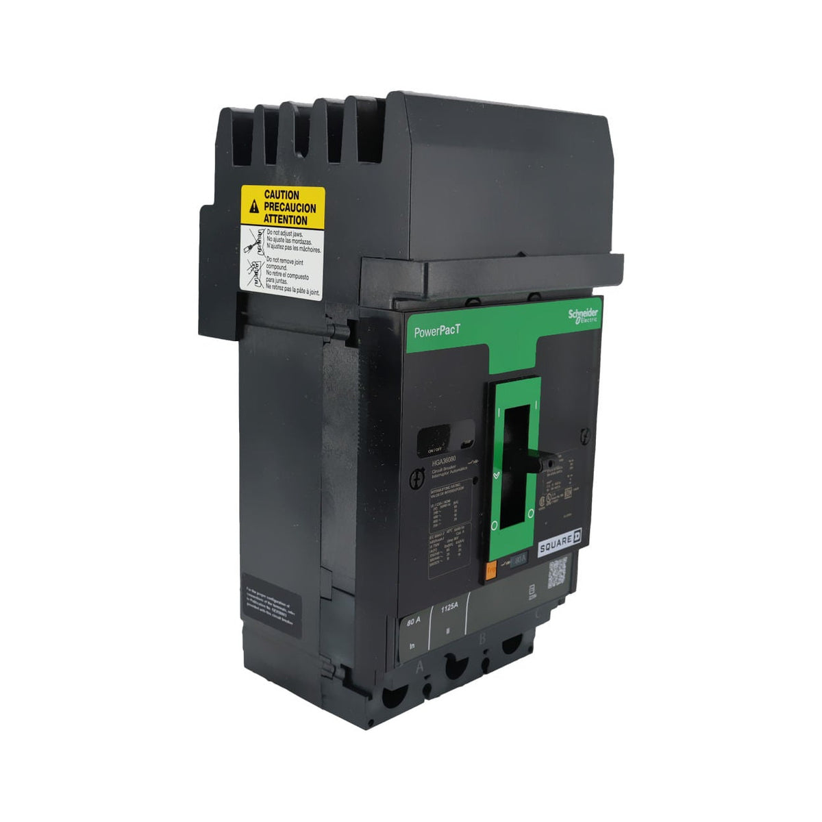 Interruptor de Caja Moldeada Schneider Electric, Marco H, 3 Polos, 80A, 600V, 35kA - imagen 3