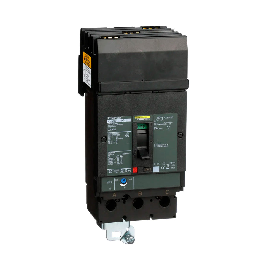 Interruptor Termomagnético Schneider Electric PowerPacT JGA36250, 3 Polos, 250A, 600V