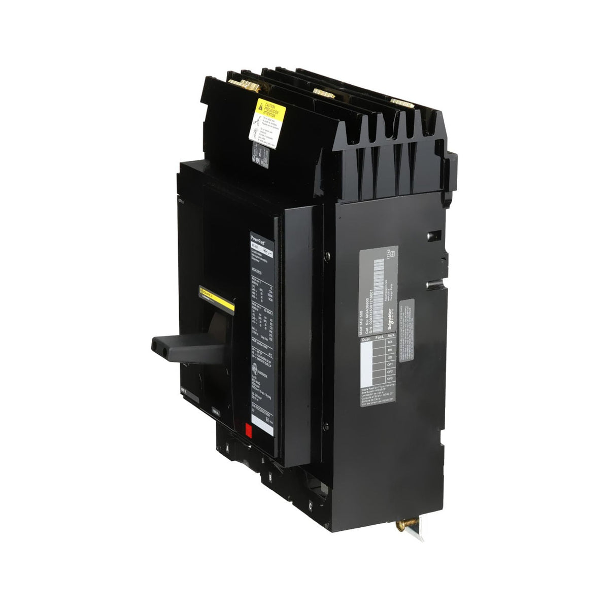 Interruptor de Caja Moldeada Schneider Electric, Marco M, 3 Polos, 600A, 600V, 35kA - imagen 4