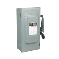 Interruptor de Seguridad Square D Sin Fusible 3 Polos 100A NEMA 1 DU323