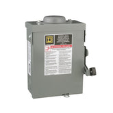 Interruptor de Seguridad Schneider Electric, General Duty, 60A, 2 Polos, 240V