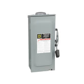 Interruptor de Seguridad Square D Sin Fusible 3 Polos 100A NEMA 3R DU323RB