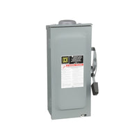 Interruptor de Seguridad Square D Sin Fusible 3 Polos 100A NEMA 3R DU323RB