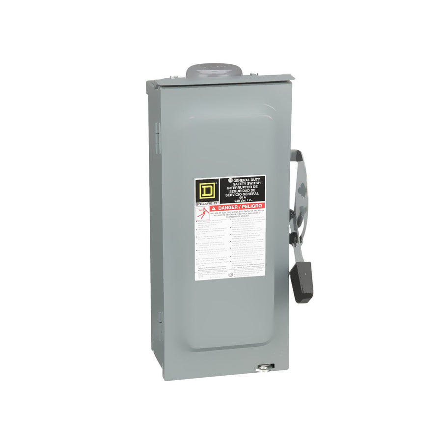 Interruptor de Seguridad Square D Sin Fusible 3 Polos 100A NEMA 3R DU323RB