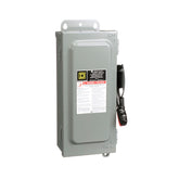 Interruptor de Seguridad Schneider Electric Heavy Duty con Fusibles 3 Polos 30A 600V H361A