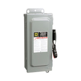 Interruptor de Seguridad Schneider Electric Heavy Duty con Fusibles 3 Polos 30A 600V H361A