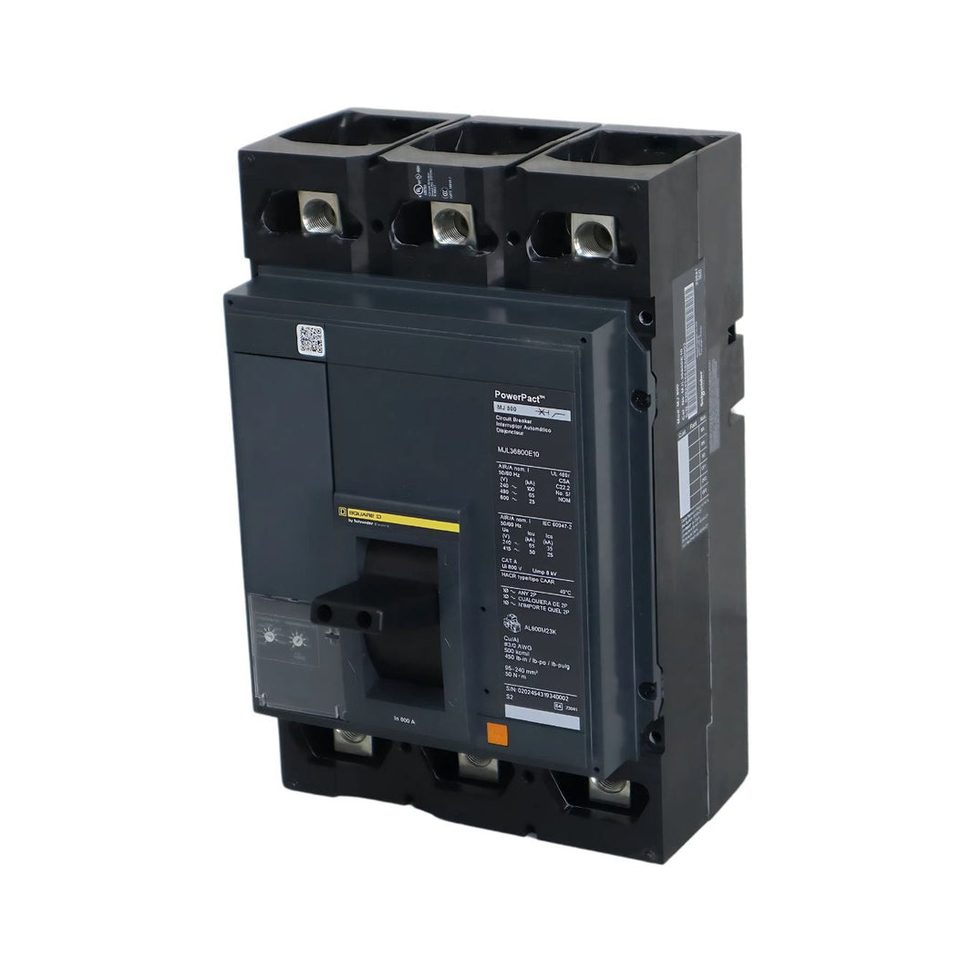 Interruptor Electrónico Powerpact-M  De 300A A 800A  3 Polos  25Ka A 600V  Zapatas