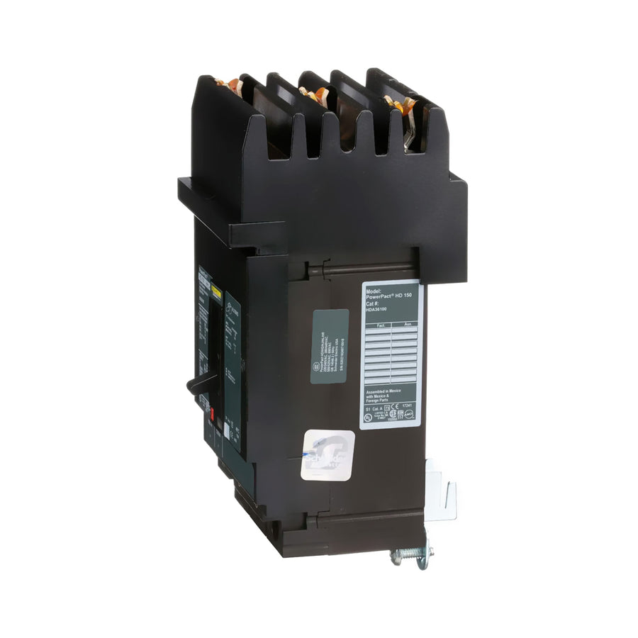Interruptor de Caja Moldeada Schneider Electric PowerPacT HDA36100, 3 Polos, 100A, 600V, 14kA - imagen 4