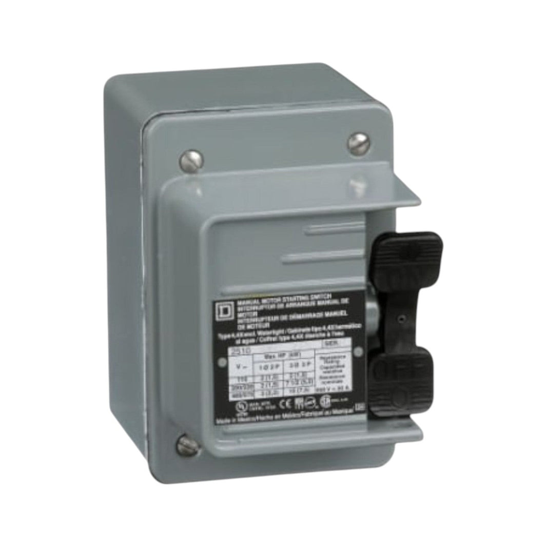 Interruptor Manual Schneider Electric, 2 Polos, 120/220V, Gabinete NEMA 4