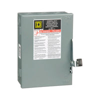Interruptor de Seguridad Square D de 30A 2 Polos 240V NEMA 3R