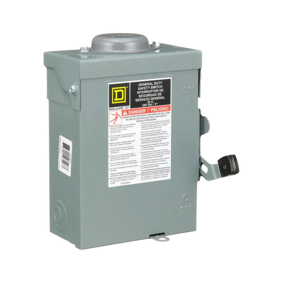 Interruptor de Seguridad Square D 30A 3 Polos NEMA 3R