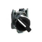 Selector Schneider Electric Harmony XB4BD21, 2 Posiciones, Negro, 22 mm, 1 NA