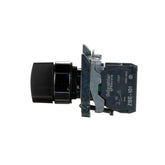 Selector Schneider Electric Harmony XB4BD21, 2 Posiciones, Negro, 22 mm, 1 NA - imagen 3