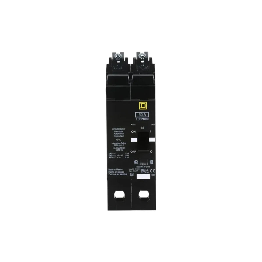 Interruptor Atornillable Marco E-2P Schneider Electric 30A 480 Vca EDB24030 - imagen 2