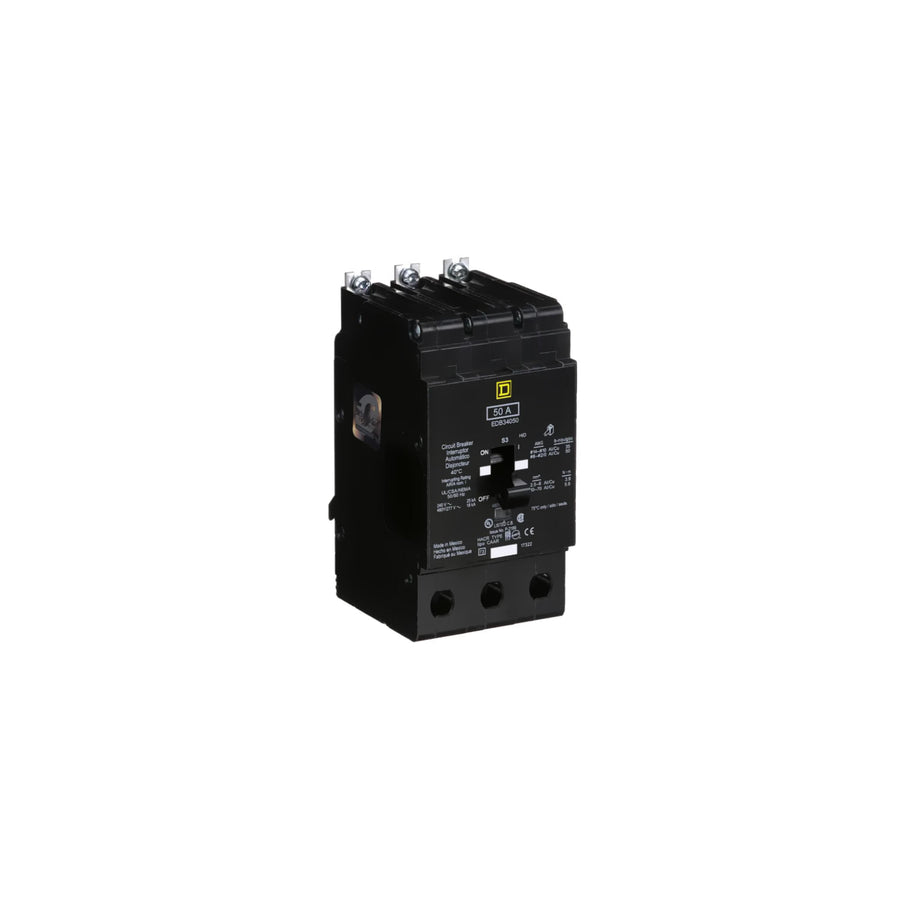 Interruptor Atornillable Marco E-3P Schneider Electric 50A 480 Vca EDB34050