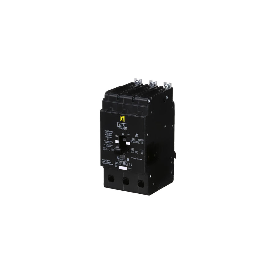 Interruptor Atornillable Marco E-3P Schneider Electric 50A 480 Vca EDB34050 - imagen 3