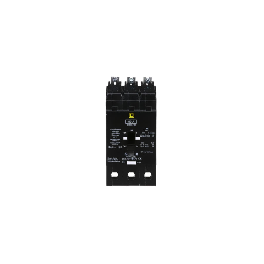 Interruptor Atornillable Marco E-3P 100A 480-277 Vca 35-65Ka - imagen 2