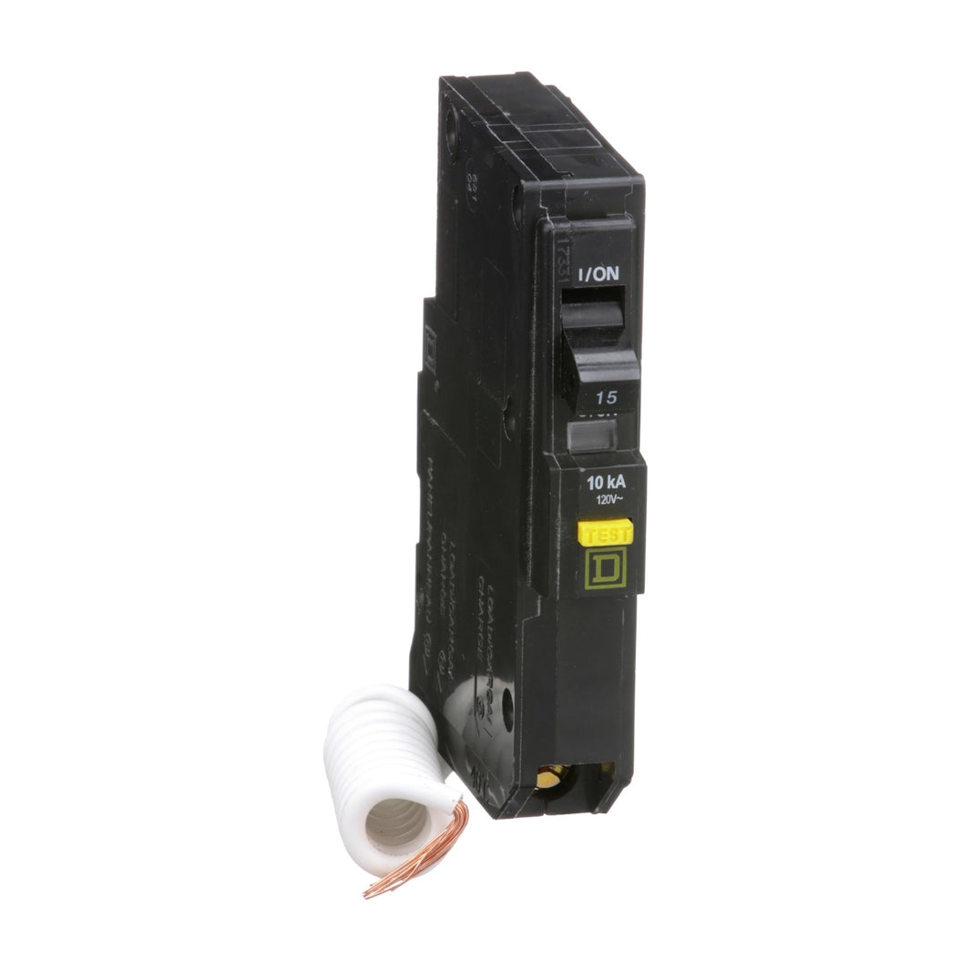 Interruptor Termomagnético Square D QO 1 Polo 15A con Protección de Falla a Tierra (GFI)