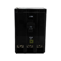 Interruptor Termomagnético Schneider Electric Square D QO 3 Polos 70A 10kA 120/240V Enchufable QO370