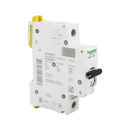 Interruptor Termomagnético Schneider Electric Ic60N 1 Polo 2 A Curva C A9F74102 - imagen 3