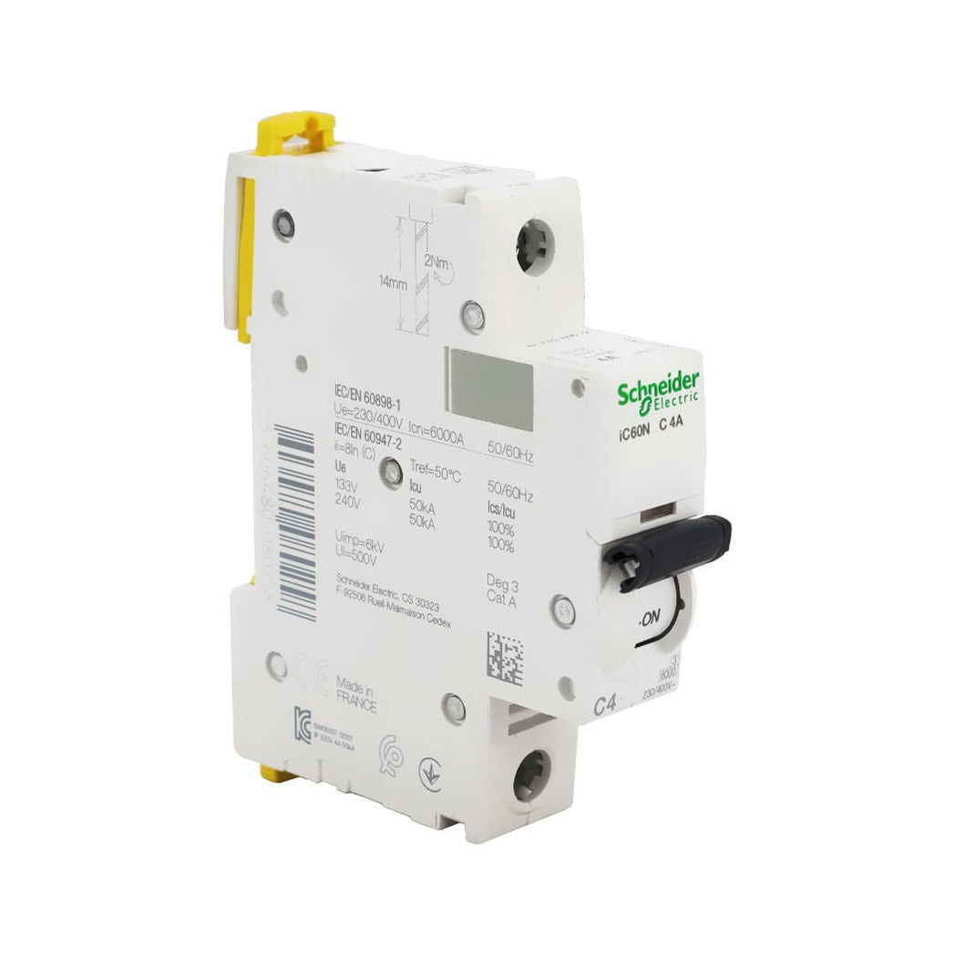 Interruptor Termomagnético IC60N 1X4A - CURVA C - imagen 3