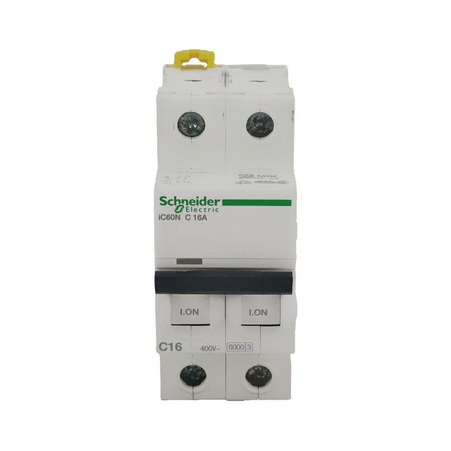 Interruptor Termomagnético Schneider Electric Ic60N 2 Polos 16 A Curva C A9F74216 - imagen 2