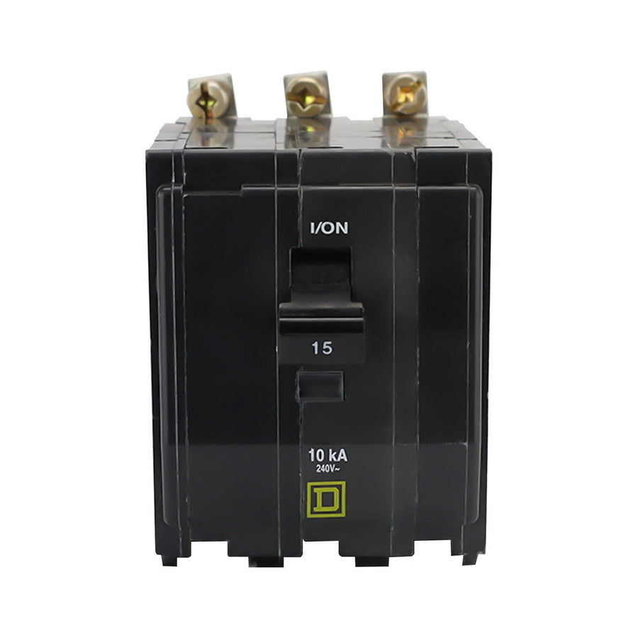 Interruptor Termomagnético Square D QOB 3 Polos 15A Atornillable 10kA 120/240V QOB315