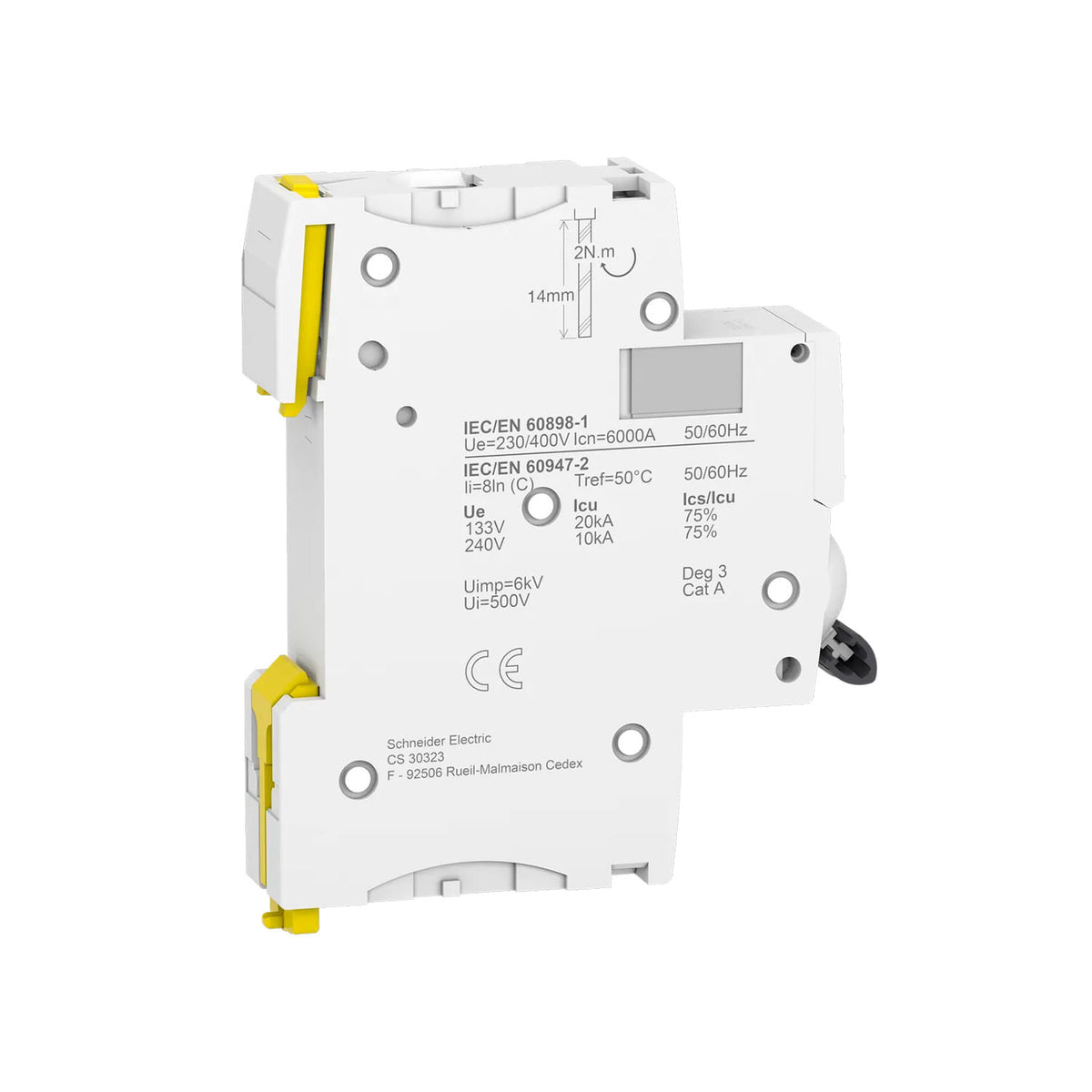 Interruptor Termomagnético Ic60N 1x20A - Curva - imagen 2