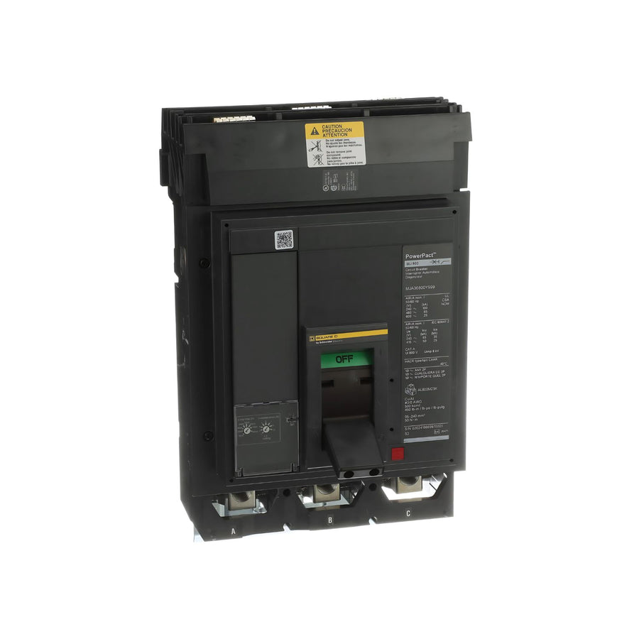 Interruptor Electrónico Powerpact-M  De 300A A 800A  3 Polos  25Ka A 600V  I-Line