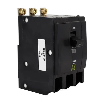 Interruptor Termomagnético Square D QOB 100A 3 Polos 120/240V Atornillable